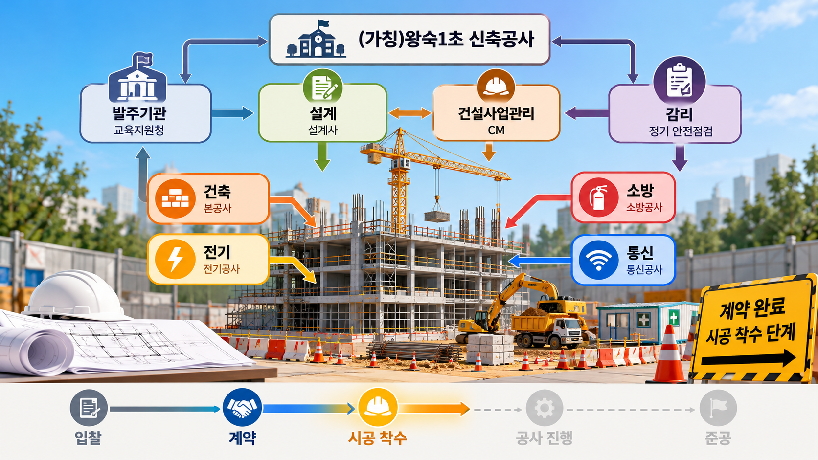 (가칭)왕숙1초 신축공사 IMG02 정보 이미지